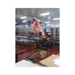 robot paletizador industria alimentaria. Final de proceso